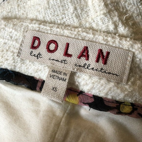 Anthropologie Dolan Left Coast Embroidered Tulley Textured Mini Skirt XS RV $98 - Picture 8 of 10